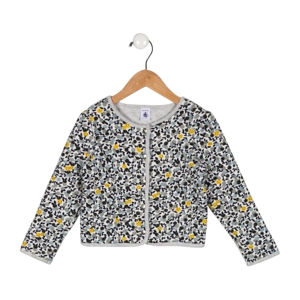 PETIT BATEAU
Girls' Floral Quilted Jacket
